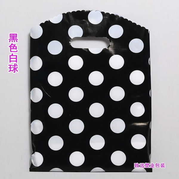 50pcs/lot Multi size Lace pattern Gift Bag Plastic Shopping Bags Jewelry Boutique Gift Clothing Packaging Plastic Bags
