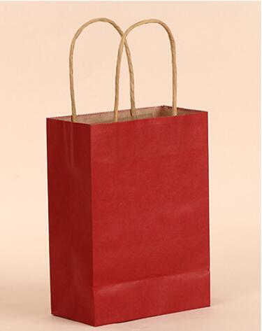 50pcs 15x21x8cm Kraft Paper Bags Environmental Protection Black White Color Paper Bags Wedding Birthday Party Gift Bags Supply